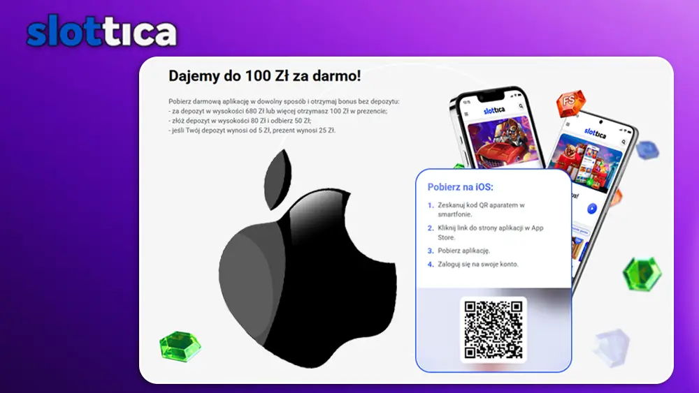 Aplikacja Slottica na iOS